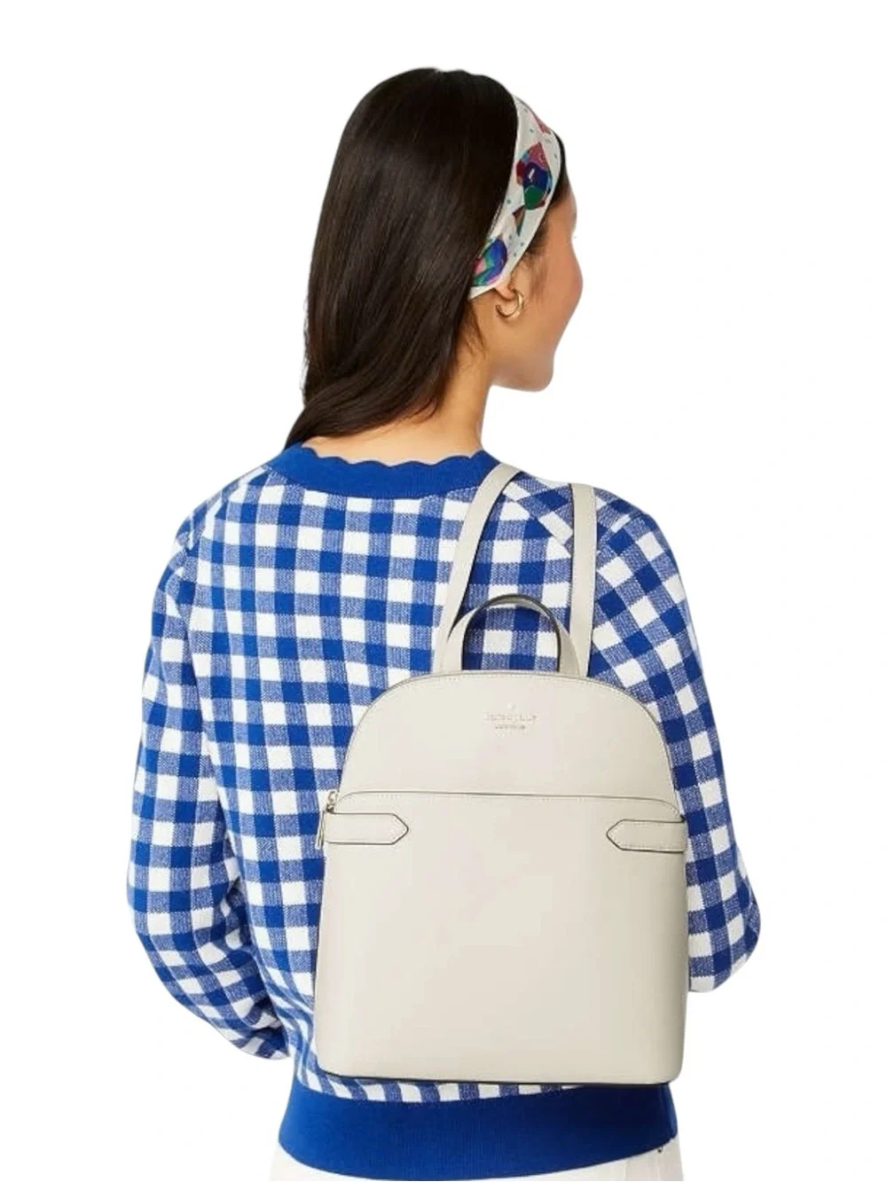 Kate Spade Cream Saffiano Leather Backpack NWT